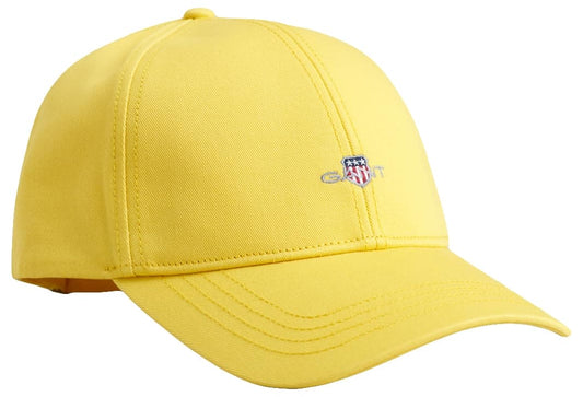 GANT Unisex. Shield HIGH Cap Baseball, Smooth Yellow, L/XL