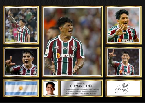 German Cano Signed Autograph Photograph Display - Perfect for Football Fans, A4 Poster Print (297x210mm)