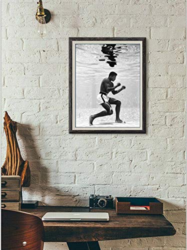 Muhammad Ali Underwater Photo Picture Print Poster Gym Boxing Wall Art A4