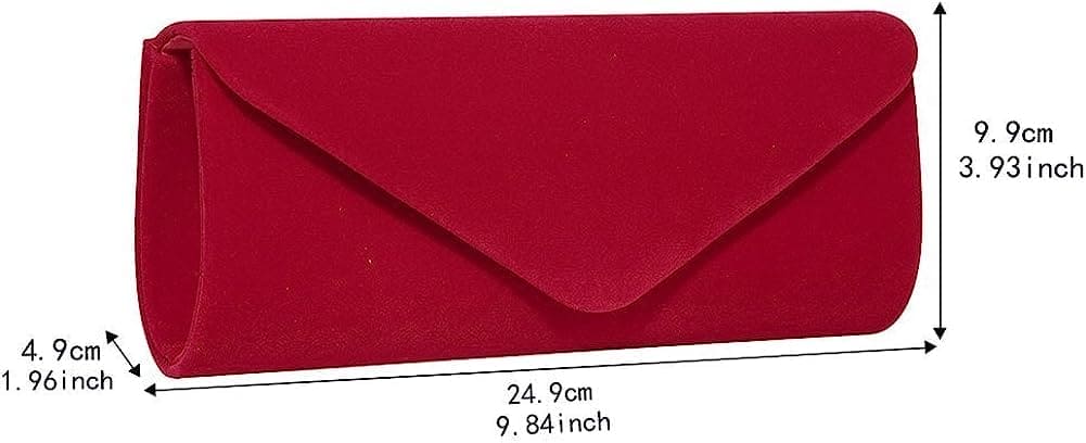 BBjinronjy Clutch Bag Evening Bag Handbags Purse Handbag With Detachable Chain Strap for Wedding Cocktail Party Ladies Sparkling (Red)