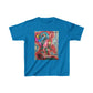 Meraki Rose  god always on time Kids Heavy Cotton™ T-shirt