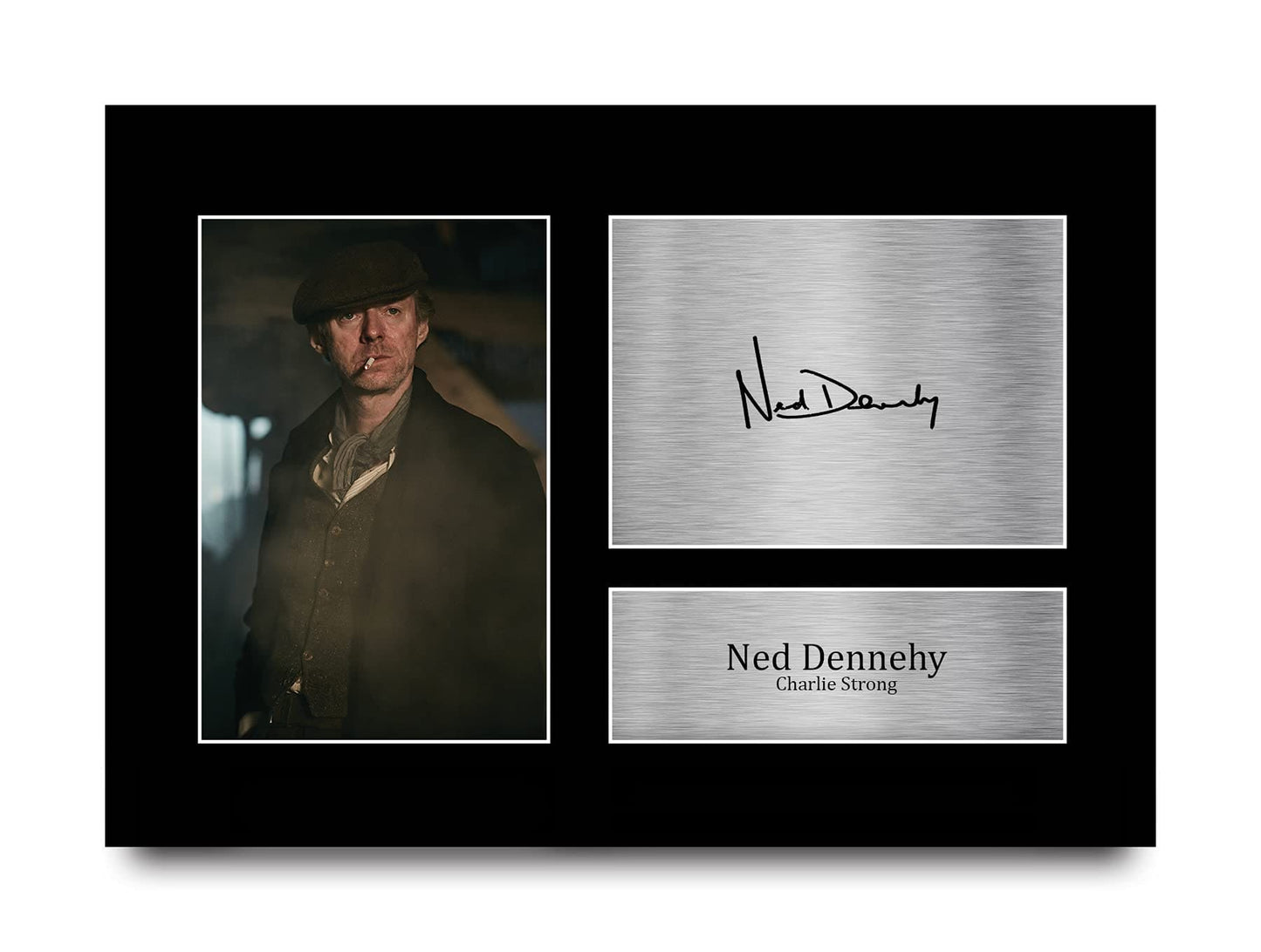 HWC Trading A4 Ned Dennehy Peaky Blinders Charlie Gifts Printed Signed Autograph Picture for TV Show Fans