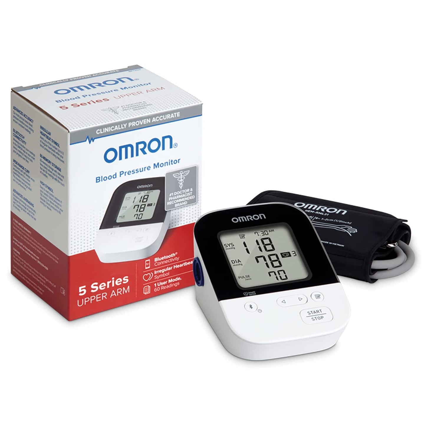 Omron 5 Series Wireless Upper Arm Blood Pressure Monitor