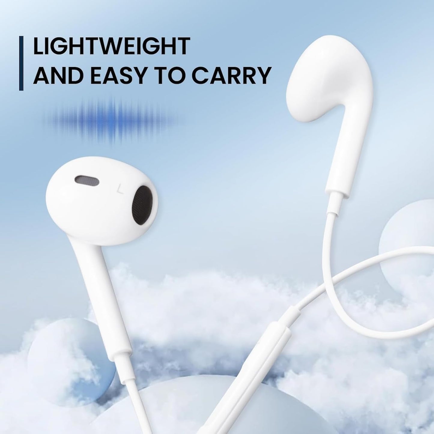 Headphones for iPhone[MFi Certified]Wired iPhone Earphones Stereo Sound In-Ear Earbuds with (Built-in Microphone&Volume Control),Compatible with iPhone 14/14 Plus/14 Pro Max/13/12/Mini/11/X/XR/XS/SE/8