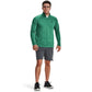 Under Armour Men's Tech 2.0 1/2 Zip-up Long Sleeve T-shirt Sweatshirt, (508) Birdie Green / Coastal Teal / Black, M