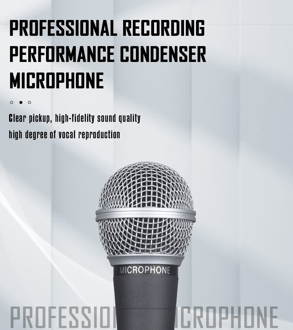 weymic Wm58 Classic Style Dynamic Vocal Instrument with Clean Sound, Metal Body Microphone (not with Cable)