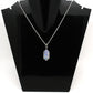 Gempires Natural Moonstone Necklace, Hexagon Pendant, Geometric Necklace for Women, Gift for Daughter, June Birthstone, 16 + 2 Inch Adjustable Silver Plated Chain