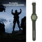 Electronic Digital Wristwatch Military Watch Males Army Durable Nylon Band Sport Wrist Watches(Army Green)