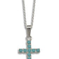 Confirmation Gifts 187 Turquoise Cross Pendant Made with Crystals from Swarovski Cross Necklace Confirmation Gifts