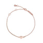 Ted Baker Harsa Tiny Heart Bracelet For Women (Rose Gold)