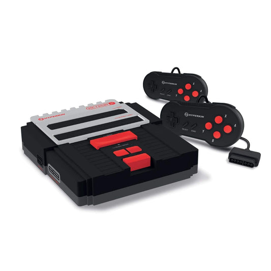 Hyperkin RetroN 2 Gaming Console for Super NES/ NES (Black)