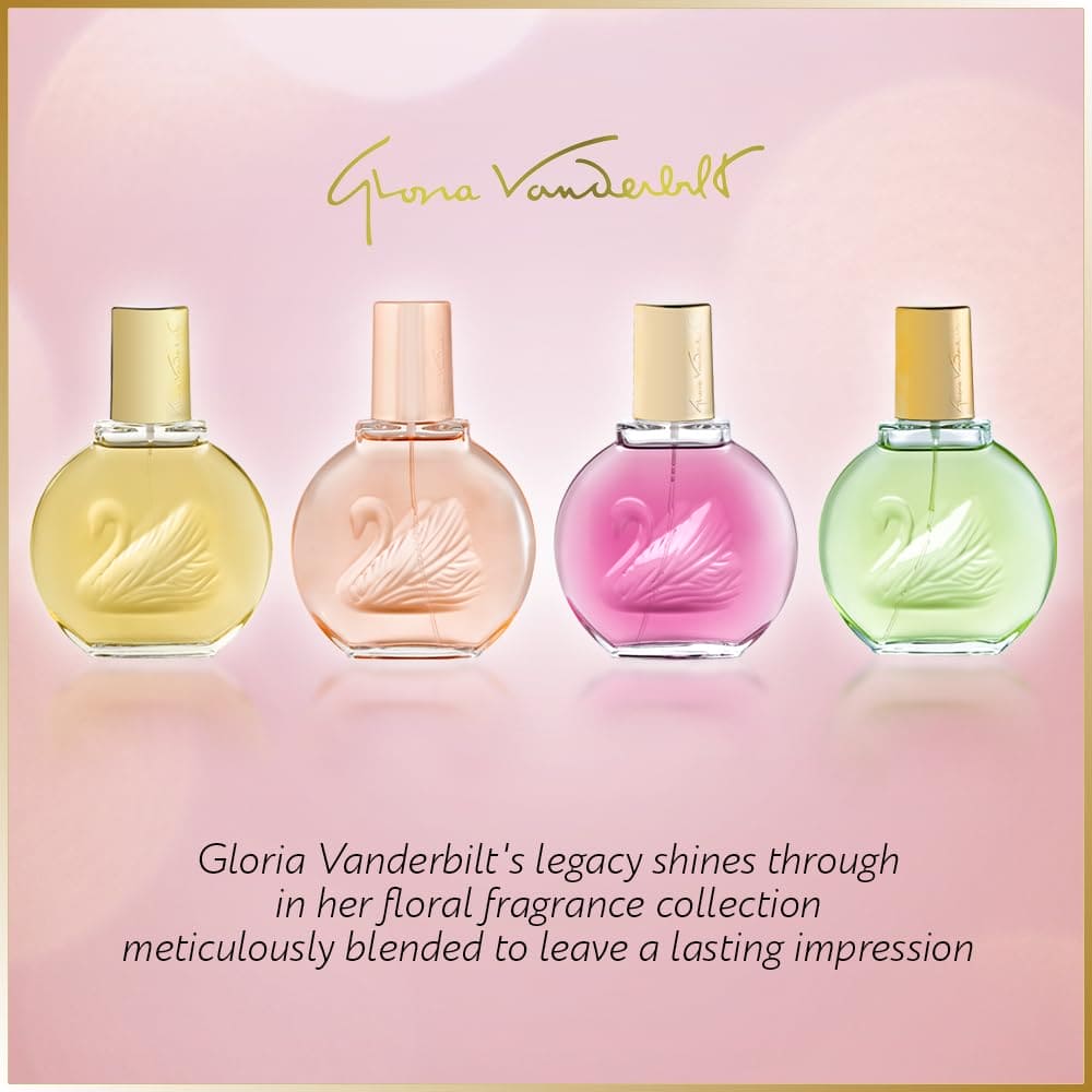 Gloria Vanderbilt N°1 Eau De Toilette 100ml Spray, Floral Female Perfume, Fragrance For Women, Eau De Toilette For Women, Elegant Womens Perfumes - Genuine Gloria Vanderbilt Perfume for Women