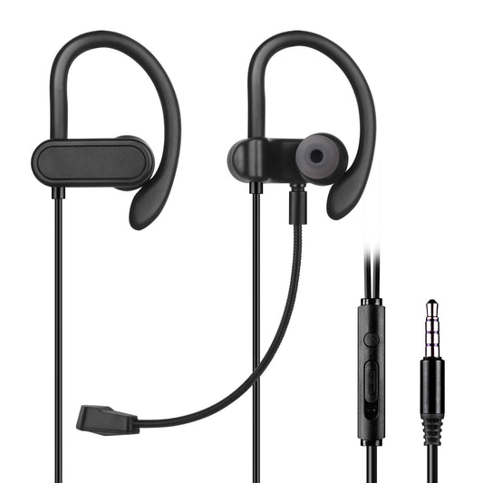 C G CHANGEEK Wired in-Ear Gaming Headset with 3.5mm for Mobile & PC, Xbox Series X/S, Xbox One, PS5, PS4, Playstation, Switch, Lightweight & Secure Fit, Quality Boom Mic for Clear Call