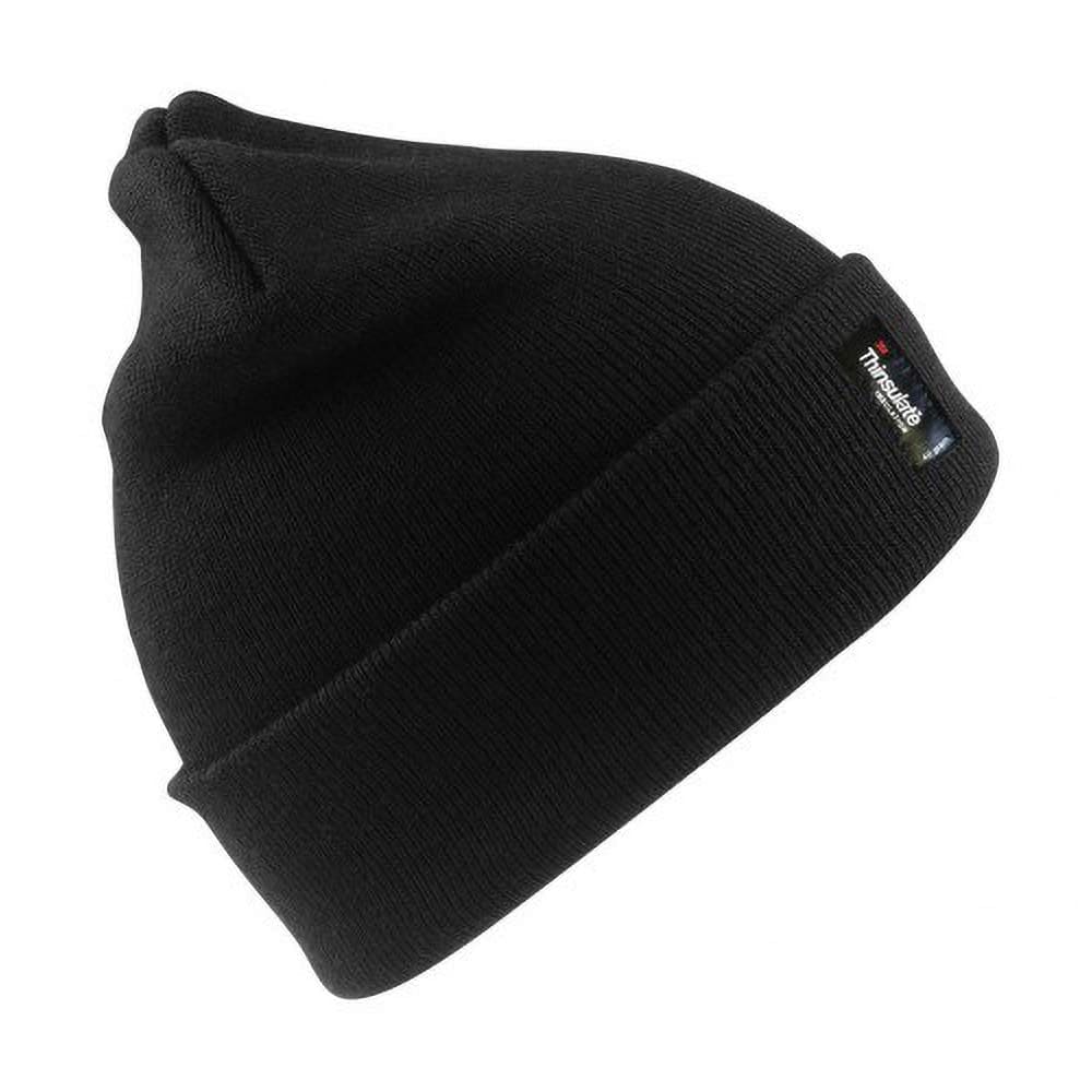 Result Men's Beanie Hat, Black, One Size