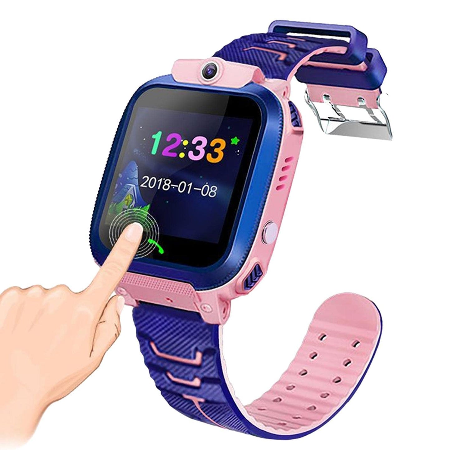 Dificato Kids Smart Watch - Phone Calling & Text Messaging Smart Watch with Camera,GPS Tracker Cell Phone Watch for Age 3-15 Years Old Girls Boys Smartphone Alternative