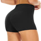 GAYHAY High Waisted Biker Shorts for Women - 8"/3" Soft Black Spandex Shorts for Workout Volleyball Yoga Dance