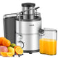 Juicer with 800W Motor, GDOR Juicer Machine with 3” Feed Chute, Dual Speeds Juice Maker for Fruits and Veggies, Anti-Drip Function Centrifugal Juicer, Include Cleaning Brush, BPA-Free, White