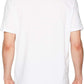 A|X ARMANI EXCHANGE mens Icon Graphic T-shirt T Shirt, White W/Black Print, Medium US