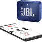 JBL GO2 Portable Bluetooth Speaker with Rechargeable Battery, Waterproof, Built-in Speakerphone, Blue