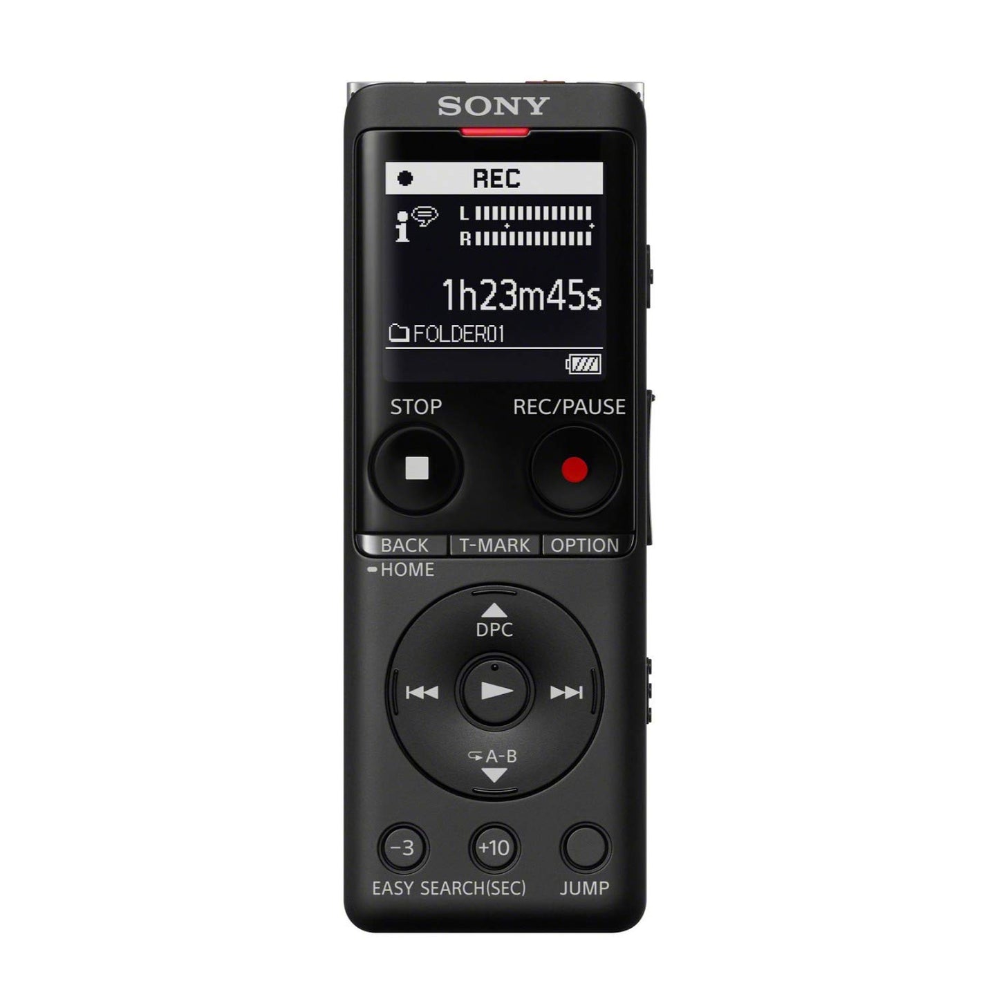 Sony ICD-UX570 Digital Voice Recorder, ICDUX570BLK, usb