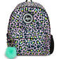 Hype Unisex Kid's Disco Leopard Backpack, Multi, One Size