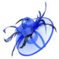 Topkids Accessories Fascinator for Women - Elegant Wedding Fascinators with Headband, Perfect Hair Accessory for Wedding Guests (Royal Blue)