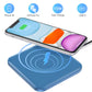 AGPTEK Wireless Charger, Qi-Certified 15W Max Fast Wireless Charging Pad Compatible with iPhone 15/14/13/12/11/11 Pro/XR/XS/8, for Samsung S24/S23/S22/S21/S20/S10, AirPods Pro, Blue (No AC Adapter)