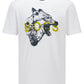 BOSS Mens TDraw Regular-fit T-Shirt in Cotton with Animal Artwork White