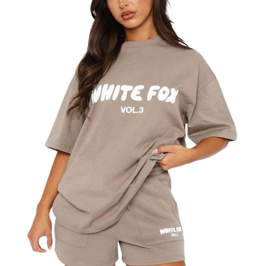 White Fox T Shirt Black of Friday Deals 2024 Oversized T Shirts for Women Trendy Summer Tops White Fox Tracksuit Girls Girls White Fox Hoodie White Fox