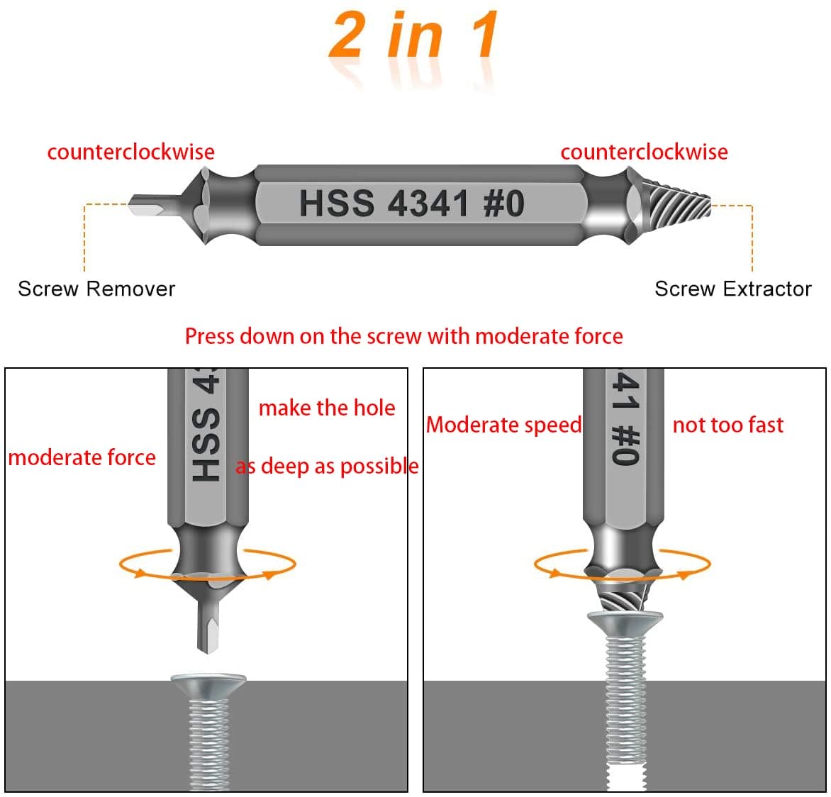 Gifts for Men,Damaged Screw Extractor Set -Father's Day Gifts for Dad,Mens Gifts for Him,Husband,Remover for Stripped Screws Nuts & Bolts Drill Bit Tools for Easy Removal of Rusty Broken Hardware Gift