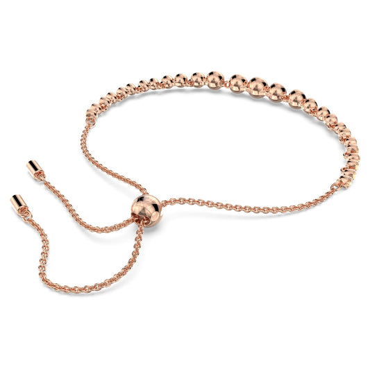 Swarovski Emily Bracelet, Golden Mixed Round-Cut Crystals and Rose-Gold Tone Plated, from the Emily Collection