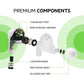 Belkin Wireless Earbuds, SoundForm Rise True Wireless Bluetooth 5.2 Earphones with Wireless Charging, IPX5 Sweat and Water Resistant, With Deep Bass for iPhone, Galaxy, Pixel and More - White