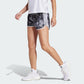 adidas Women's Marathon 20 Allover Print Shorts (1/2), White/Black/Grey six, S 3"