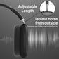 Wireless Bluetooth Headphones Active Noise Cancelling Over-Ear Headphones with Microphones, 42 Hours Playtime, HiFi Audio Adjustable Headphones for iPhone/Android/Samsung