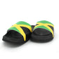 Jamaican Rasta Reggae RGY Caribbean Slippers Sandals for Women and Men Sandals Open Toe Soft Cushioned Non-Slip for Indoor & Outdoor（LTX001-45）