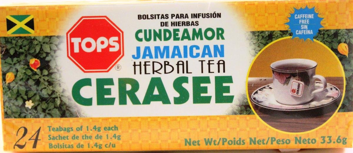 Tops Jamaican Cerasee Herbal Tea 33.6g (24 Tea Bags)