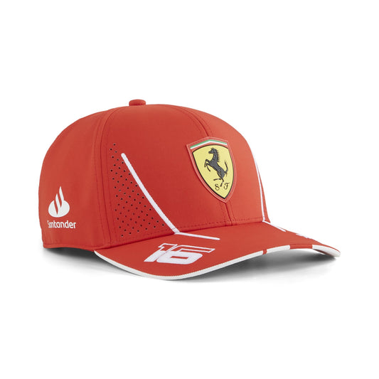 PUMA Scuderia Ferrari 2024 Charles Leclerc Cap Burnt Red One Size Fits Most