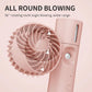 Gofemial Handheld Fan Misting Hand Held Fan Humidifier Fan Rechargeable Battery Operated, 3 IN 1 Portable 3 Speeds USB Water Fan Mini Pocket Silent LED Desk Fan For Travel Camping Outdoor