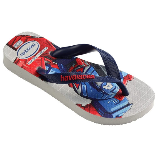 Havaianas, Unisex Kids, Kids Top Marvel II, Flip Flop, White, 7 C UK