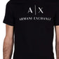 Armani Exchange Men's 8nztcj T Shirt, Black, M UK