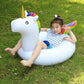 Inflatable Unicorn Baby Swim Ring Toddler Pool Float Tube Water Toys Inflatable Kids Swim Ring with Seat