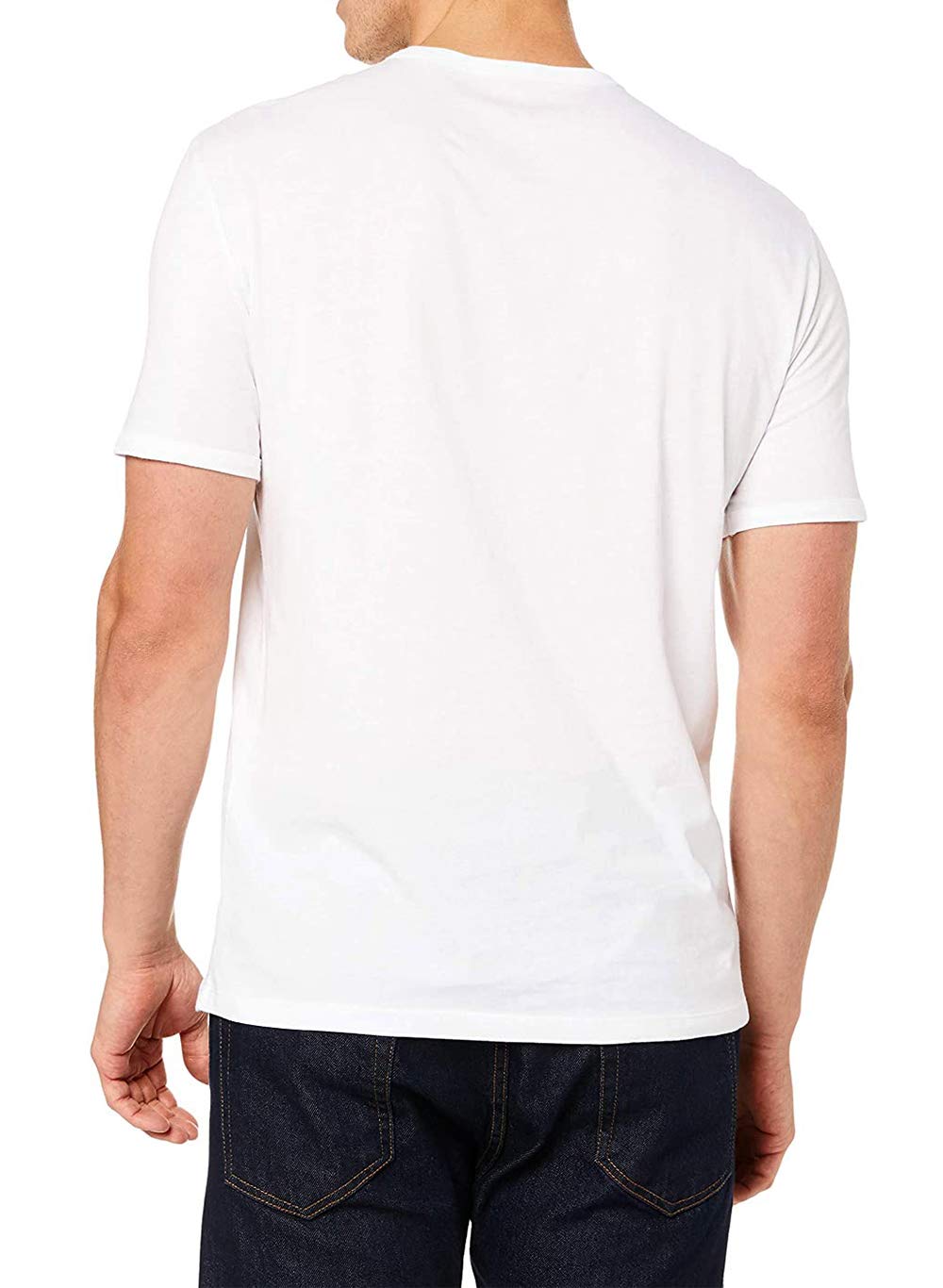 Armani Exchange Men's 8nzt76 T Shirt, White, M UK