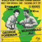 George Foreman vs Muhammad Ali Poster Vintage Boxing Photo Wall Art Picture Poster A4