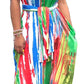 Women's Casual Floral Spaghetti Strap Maxi Dress with Pockets Floor Length Plus Size Sundresses