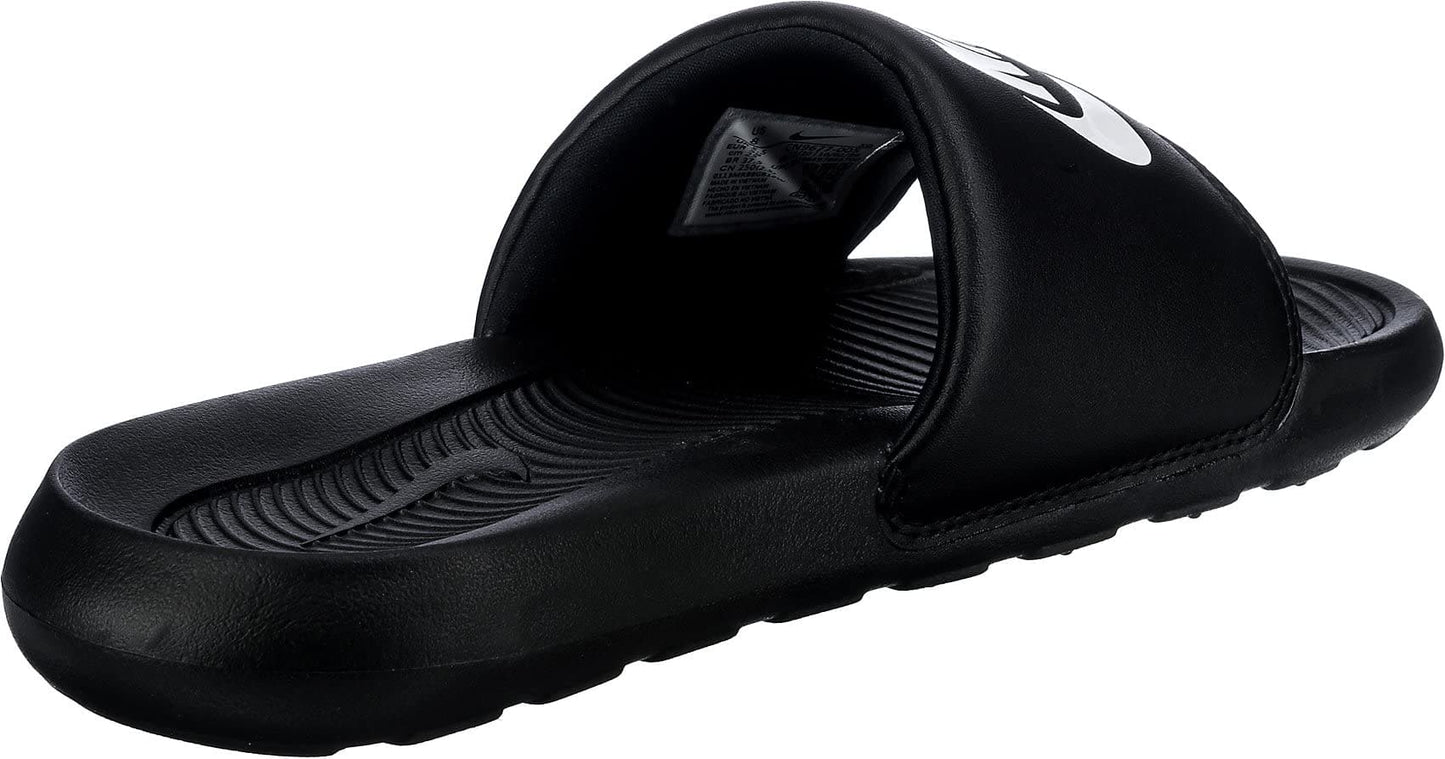 NIKE Men's Victori One Slide Trail Running Shoe, Black White Black, 9 UK