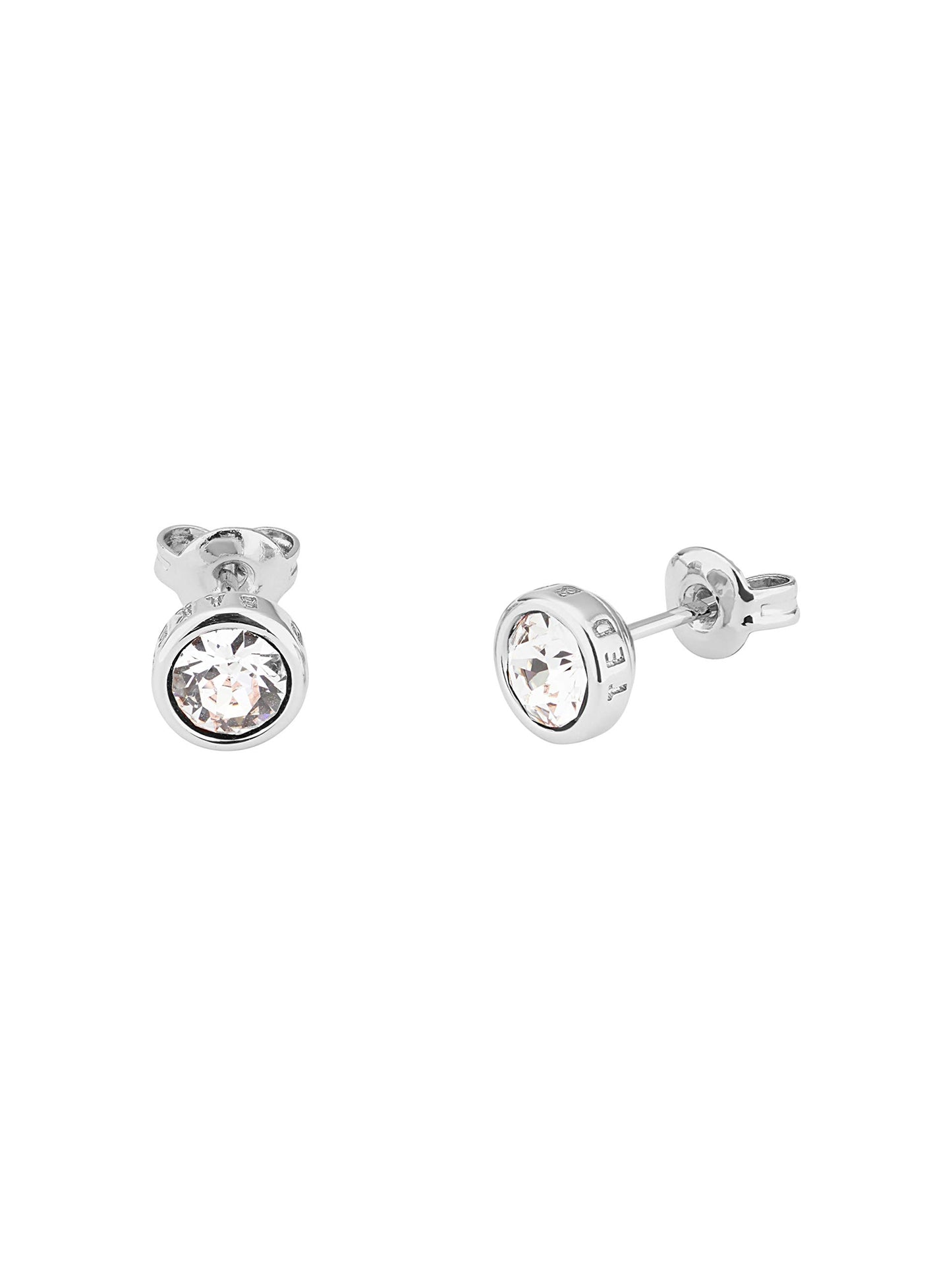 Ted Baker Sinaa Crystal Stud Earrings For Women (Silver/Crystal)