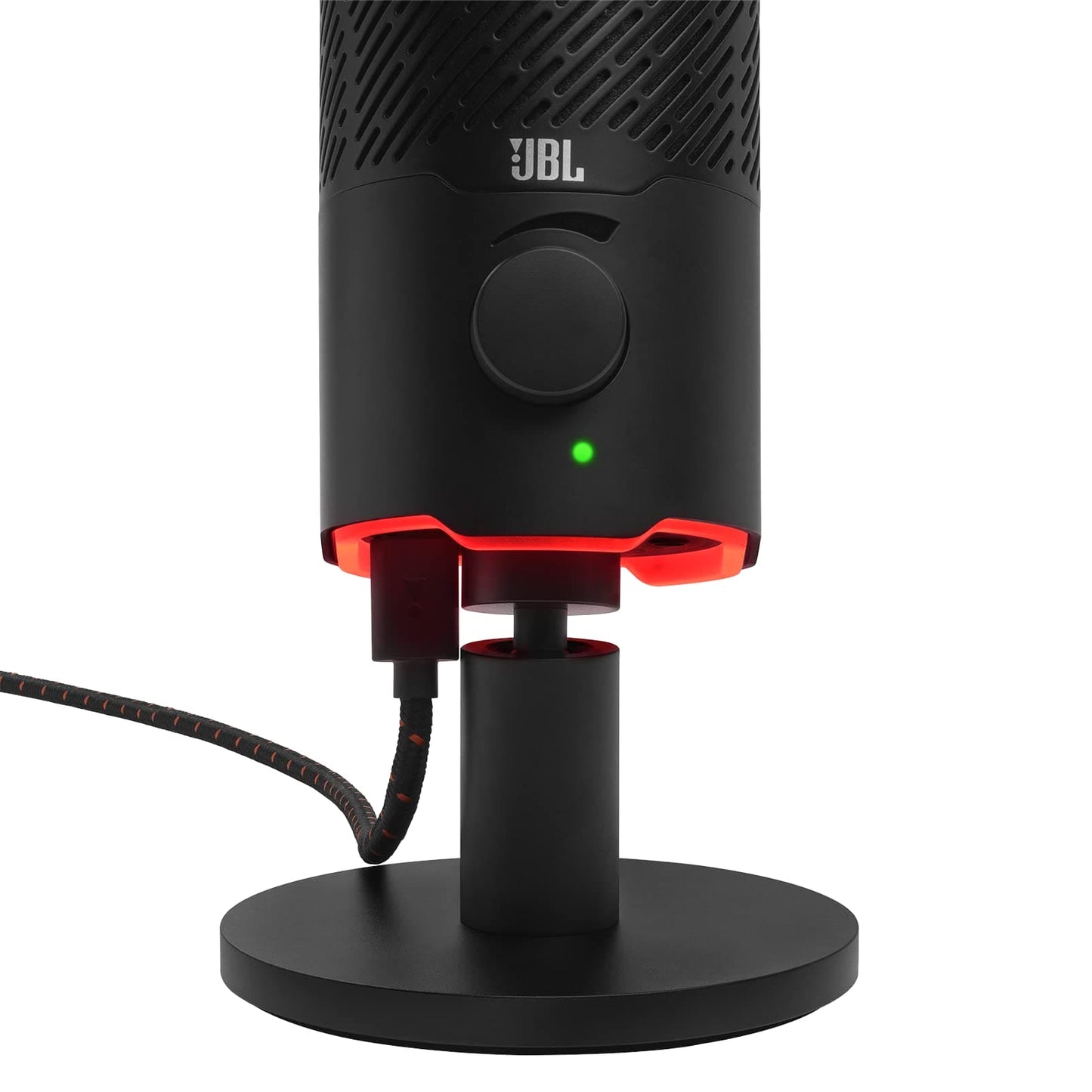 JBL Quantum Stream: Dual Pattern Premium USB Microphone for Streaming, Recording and Gaming, Black