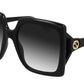 Gucci Square Sunglasses GG0876S 001 Black 60mm 876