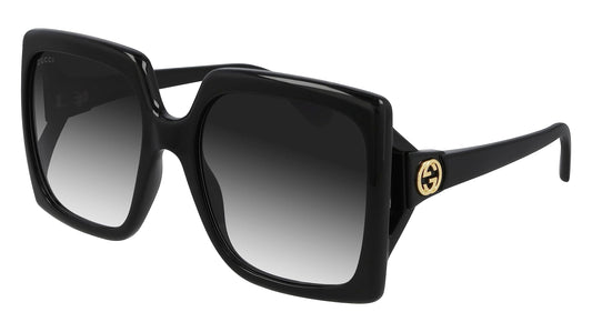 Gucci Square Sunglasses GG0876S 001 Black 60mm 876