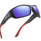 PUKCLAR Polarised Sports Sunglasses for Men Women Running Cycling Fishing Driving Golf TR90 Frame